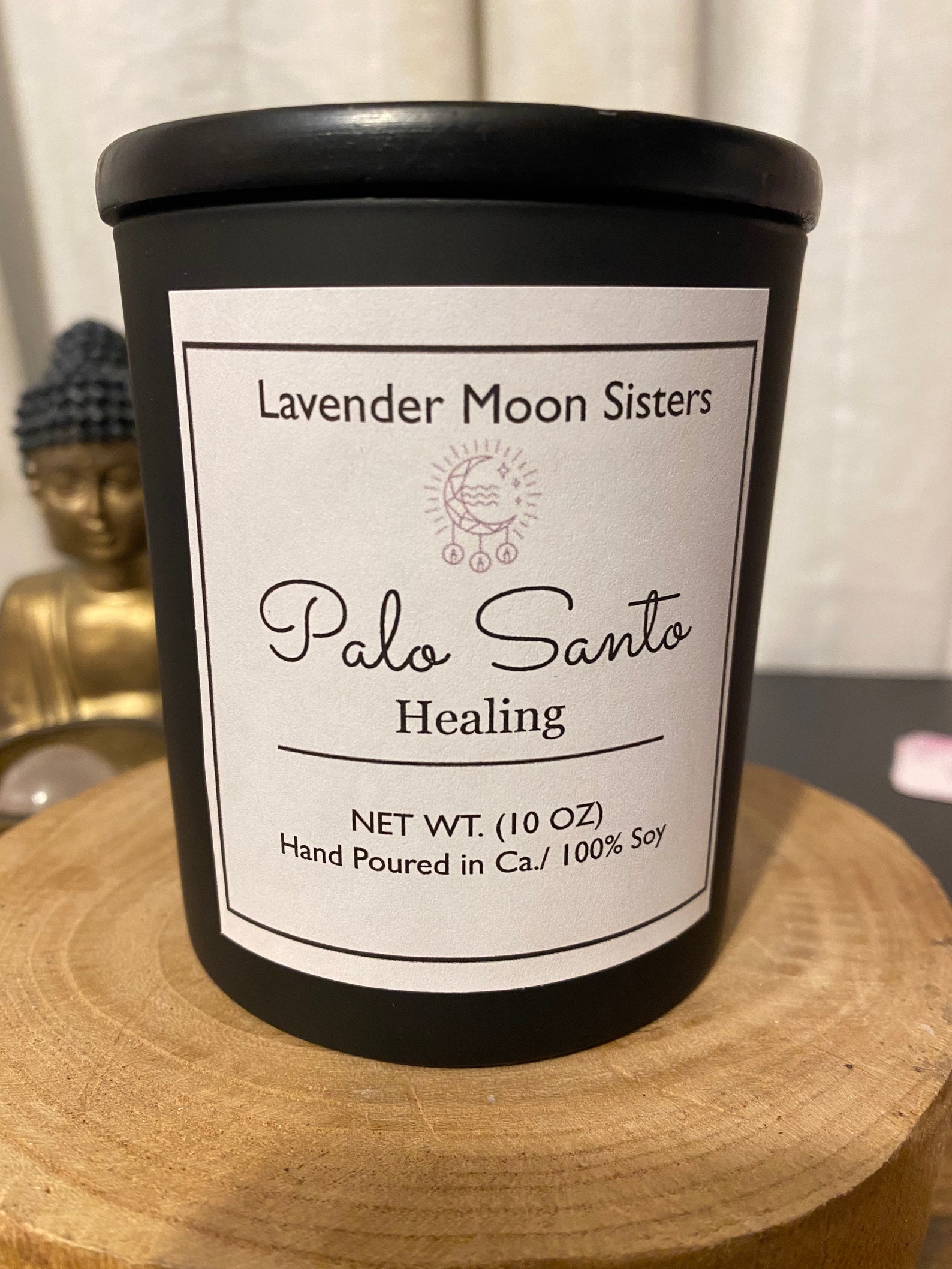 Palo Santo Candle Palo santo healing candle intention Etsy