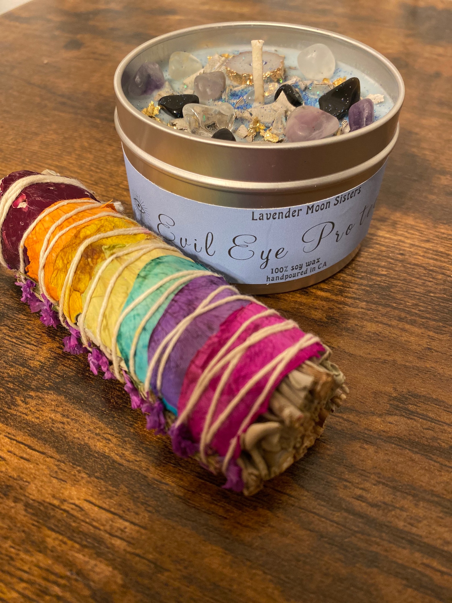 Evil Eye Protection Candle Evil eye evil eye candle Candle Etsy