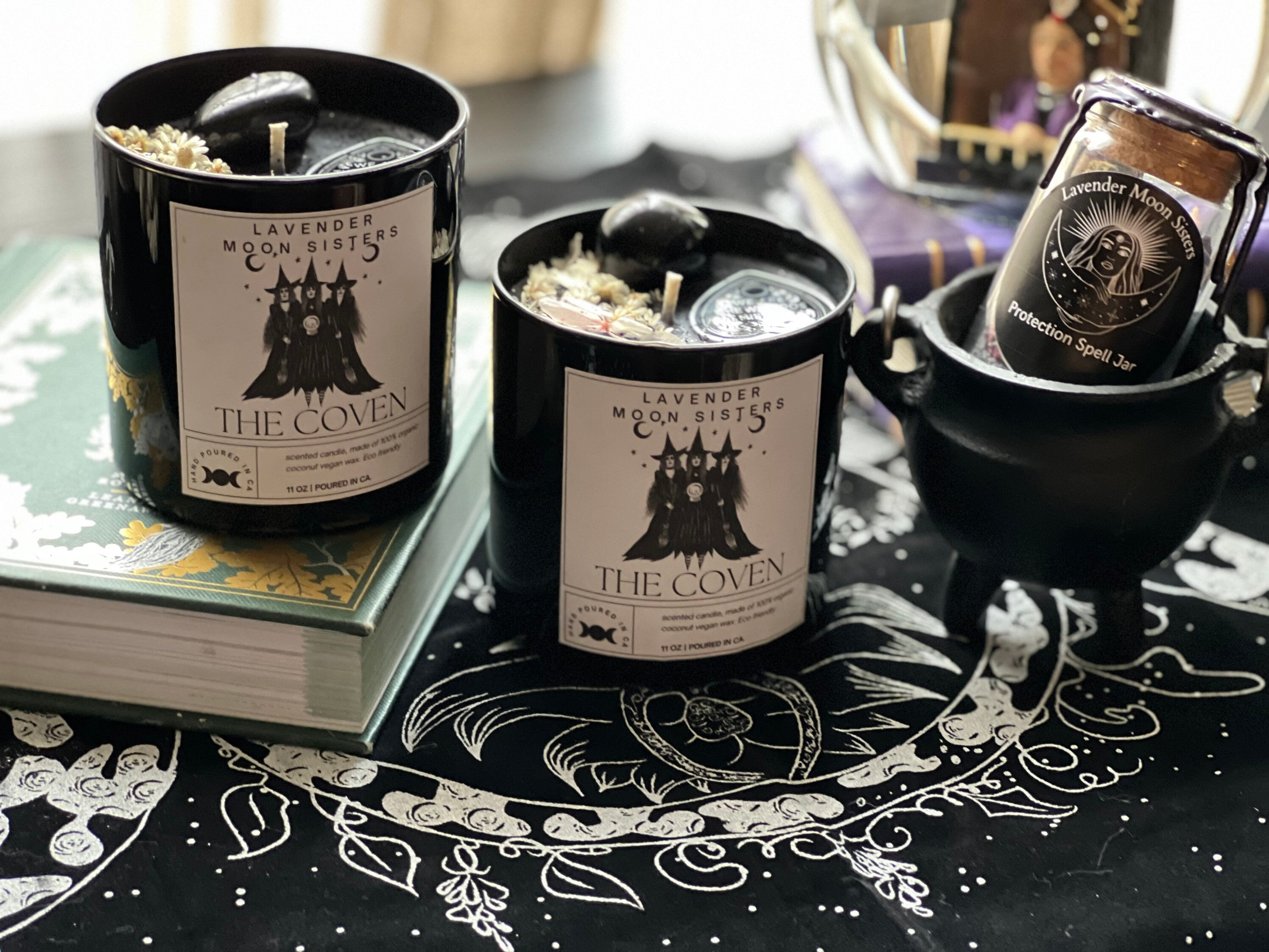 The Coven, witchy candle, witch, witches, coven, candles, lavender moon