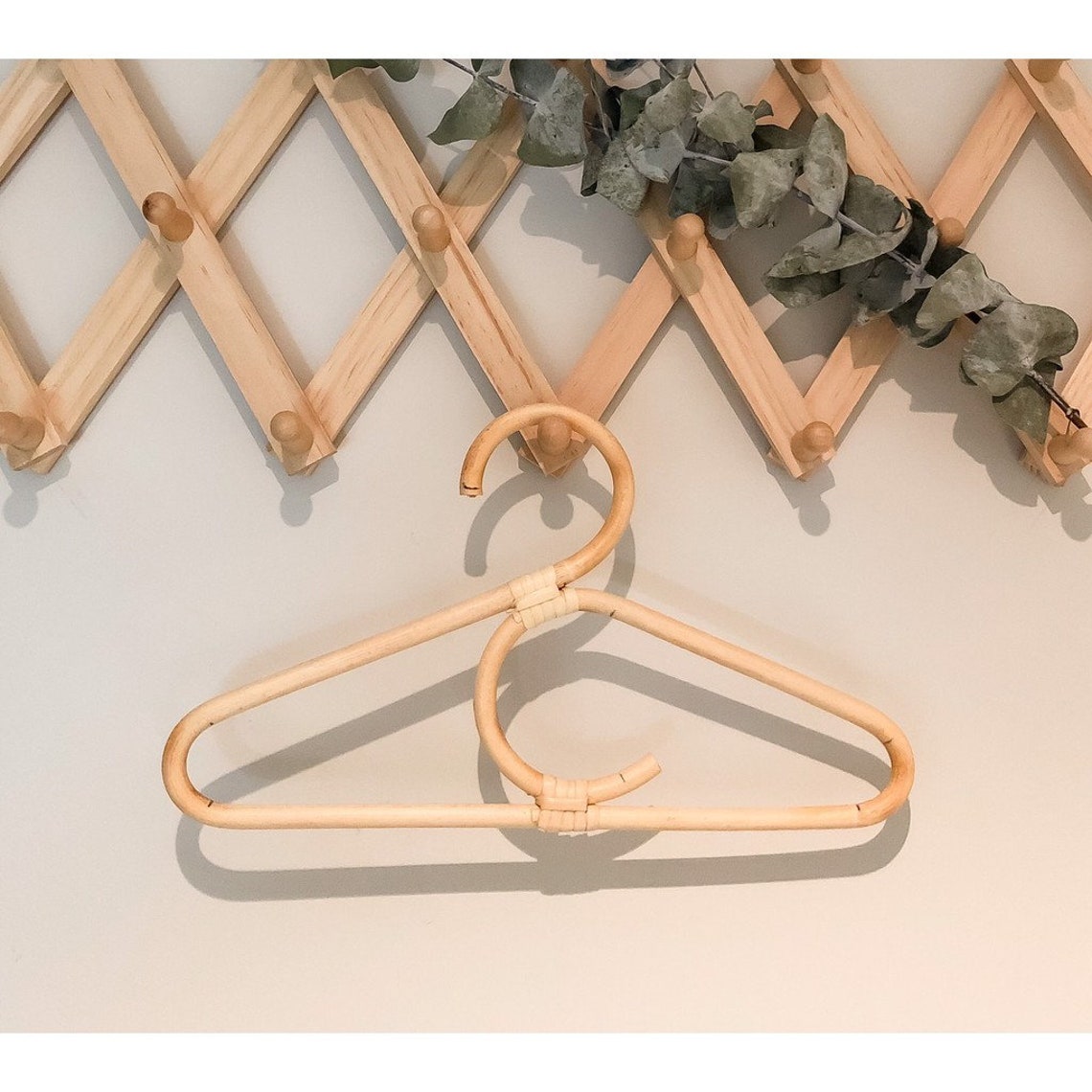 Kid Hanger Baby Hangers Rattan hangers clothes hangers Etsy