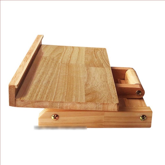 Wooden Cookbook Holder Handmade Adjustable Tablet Stand Wood Cook