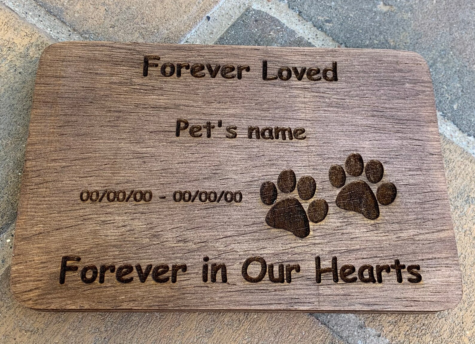 Personalized Pet Memorials Wood Pet Memorial Gift Pet Loss Etsy Australia
