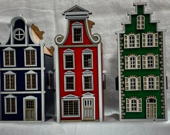 Amsterdam Tea Light Row Houses