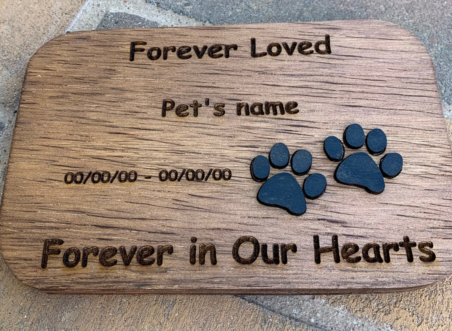Personalized Pet Memorials Wood Pet Memorial Gift Pet Loss Etsy Australia