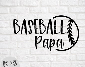 Download Baseball Papa Svg Etsy