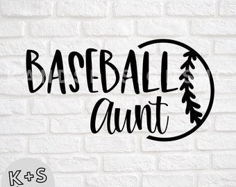 Download Baseball Aunt Svg Etsy