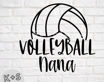 Download Volleyball Nana Svg Etsy