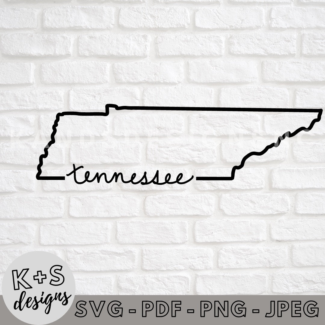 Tennessee SVG Digital Cut File Cricut svg Cameo svg svg - Etsy España