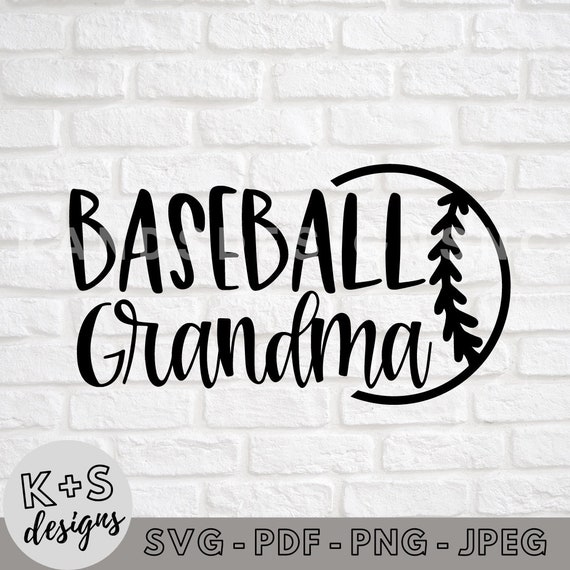 Download Baseball Grandma SVG Digital Cut File Cricut svg Cameo svg ...