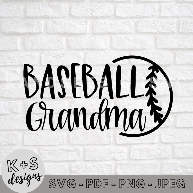 Download Baseball Grandma SVG Digital Cut File Cricut svg Cameo svg ...