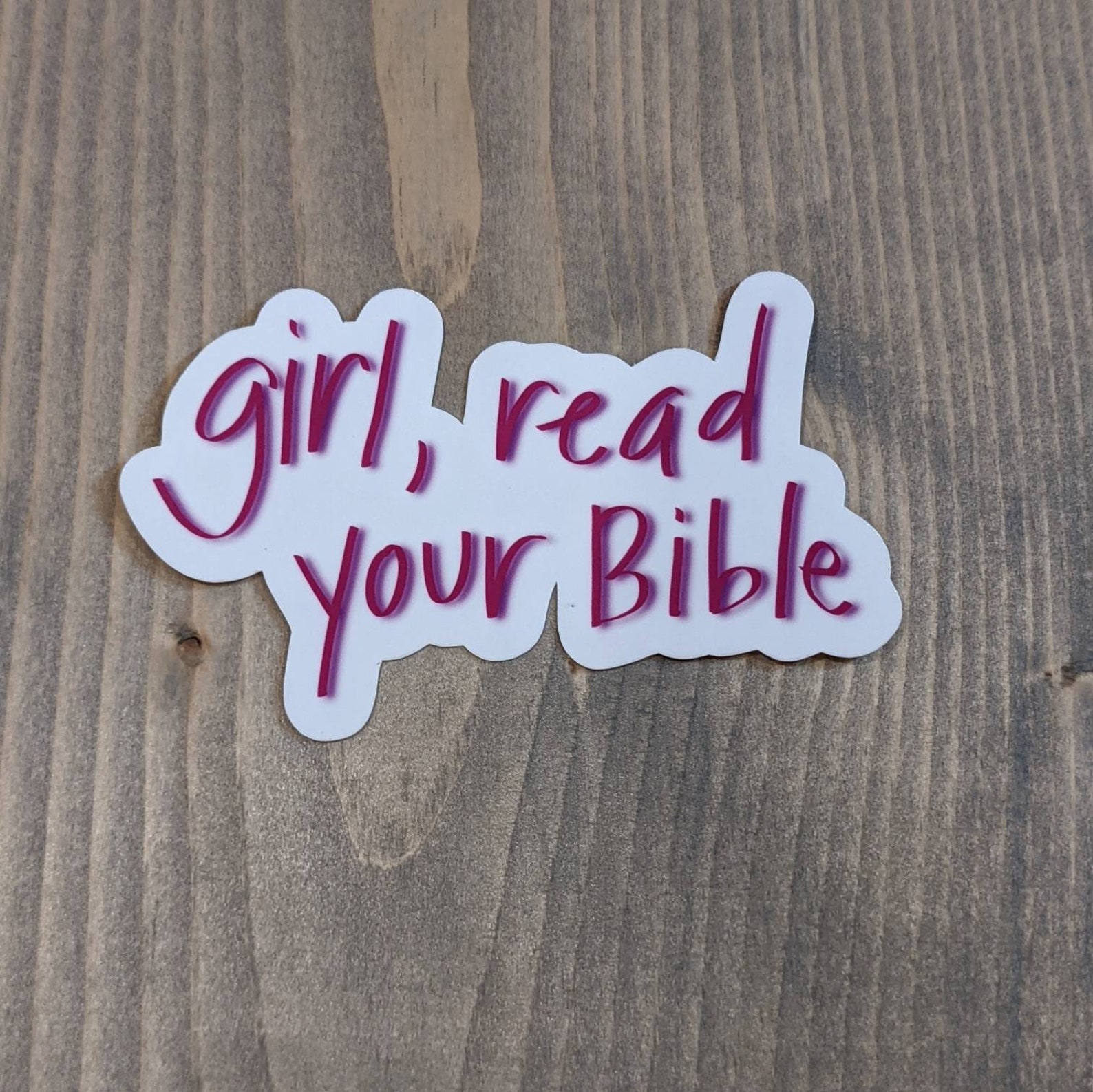 Christian waterproof vinyl sticker Christian Decals Jesus Etsy