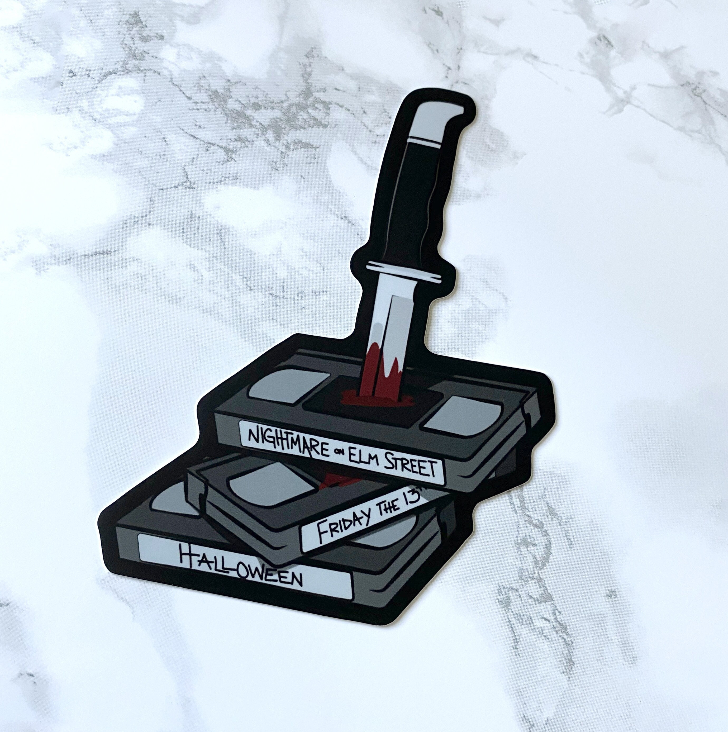 Mini Slasher Sticker Slasher VHS Sticker - Etsy
