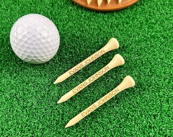 Personalized Golf Tees Gift Father Engraved Golf Tee For Mother Engraved Golf Gift Custom Golf Tee Custom Wood Golf Tees For Dad Anniversary