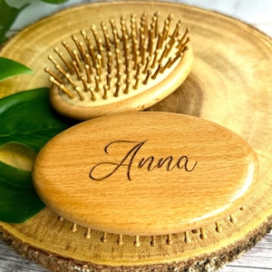 Personalized Massage Brush Scalp Massager for Hair Growth Hairbrush Scalp Care Brush Gift for Women Hairbrush Christmas Natural Custom Gift