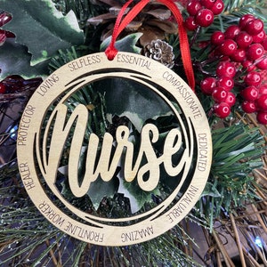 Nurse Ornament, Graduation Ornament, New Nurse Gift, Graduation Gift, Nurse Christmas Ornament, RN Gift, BSN Gift, Nursing Graduation Gift