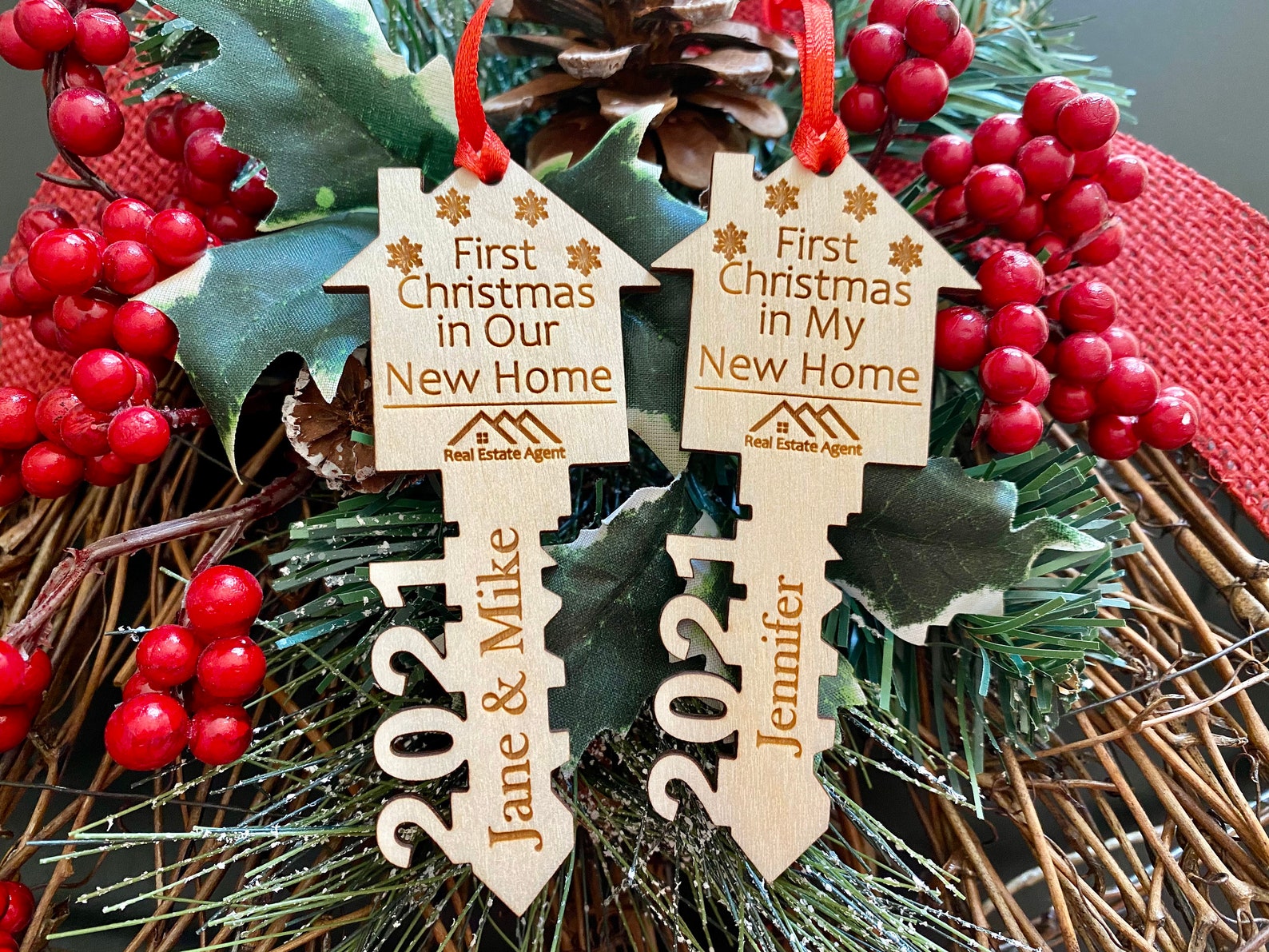 Personalized First Home Ornament Our First Home First Home Etsy