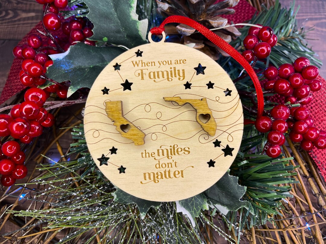 Togetherness Ornament Personalized Wooden Ornament Family Christmas ...