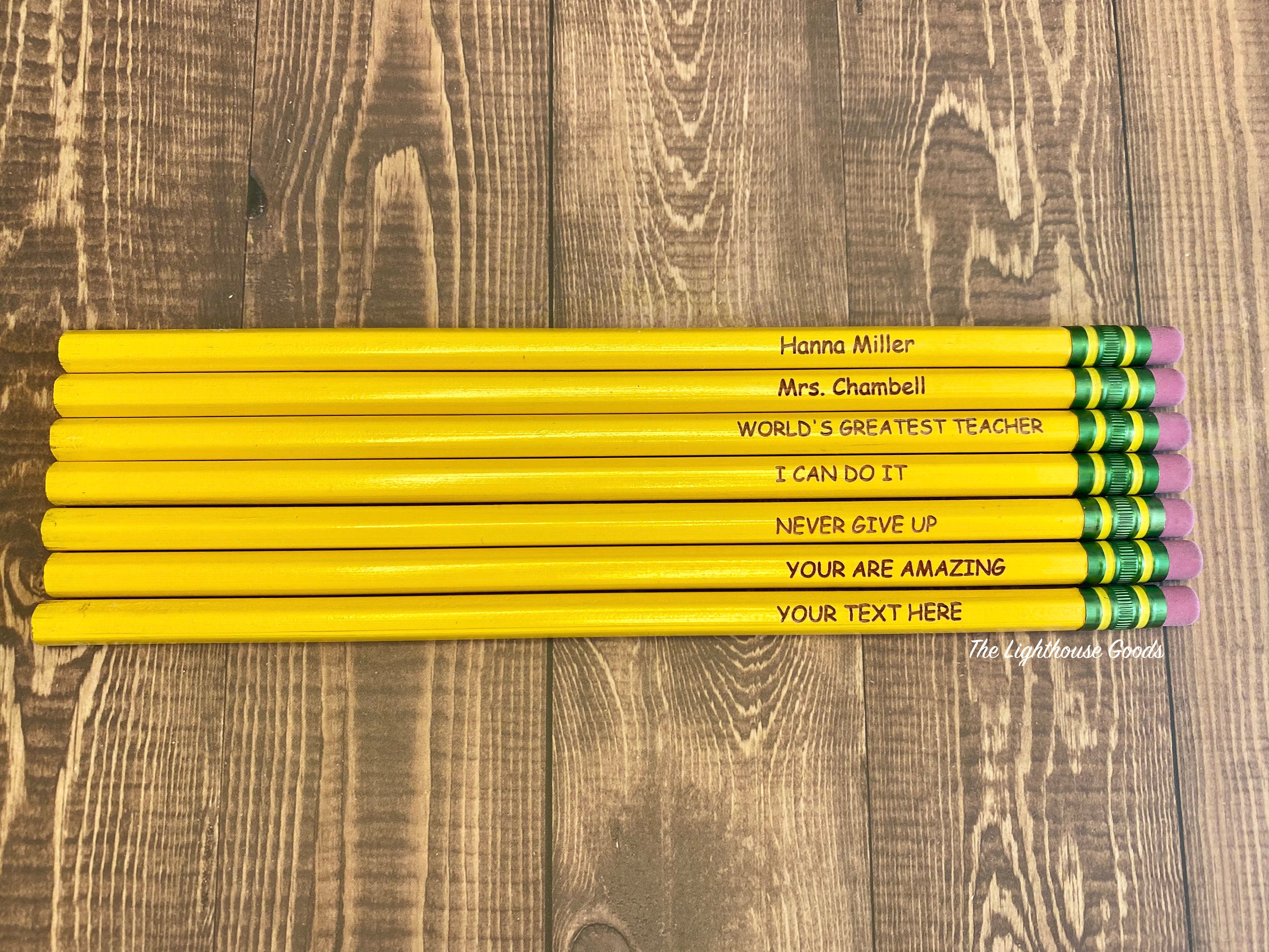 personalized pencils fast