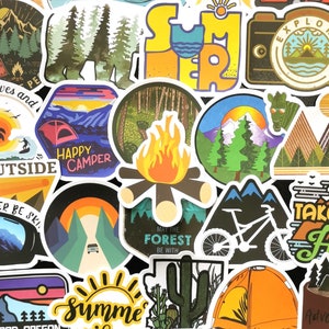 Hike& camping sticker pack