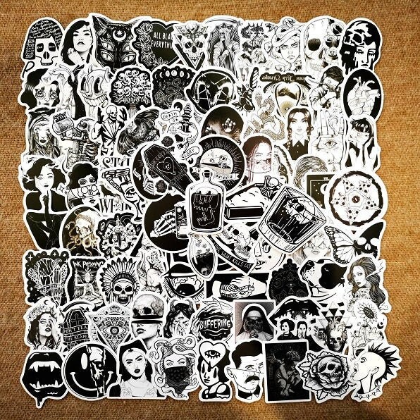 Horror Gothic sticker pack