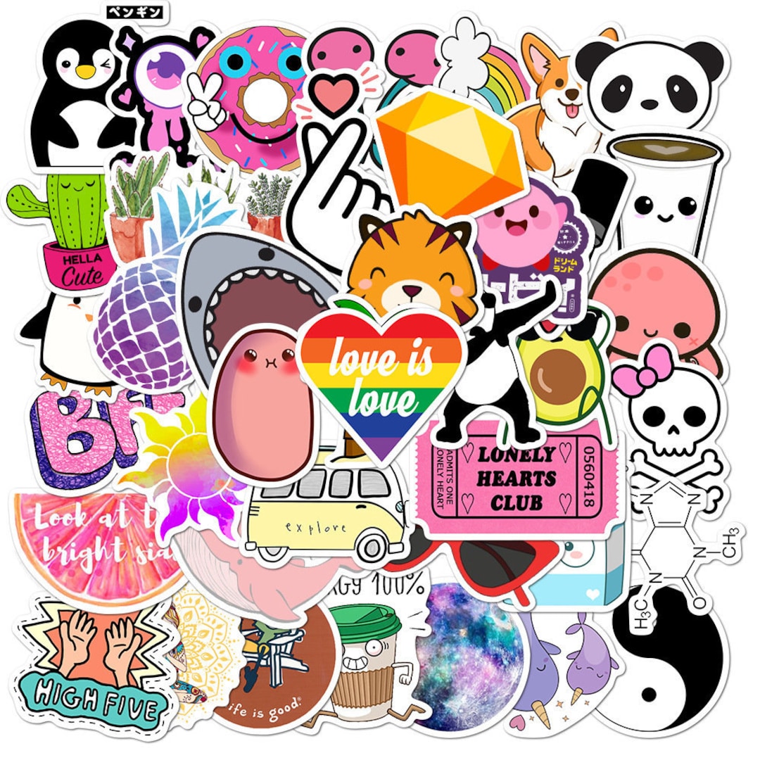 Cute Vsco Sticker Pack 50pcs Etsy