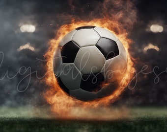 Futbol Digital Background, Digital Photography Backdrop, Soccer Backdrop Sports Photography, Sports Backdrop, Photoshop Sports Templates