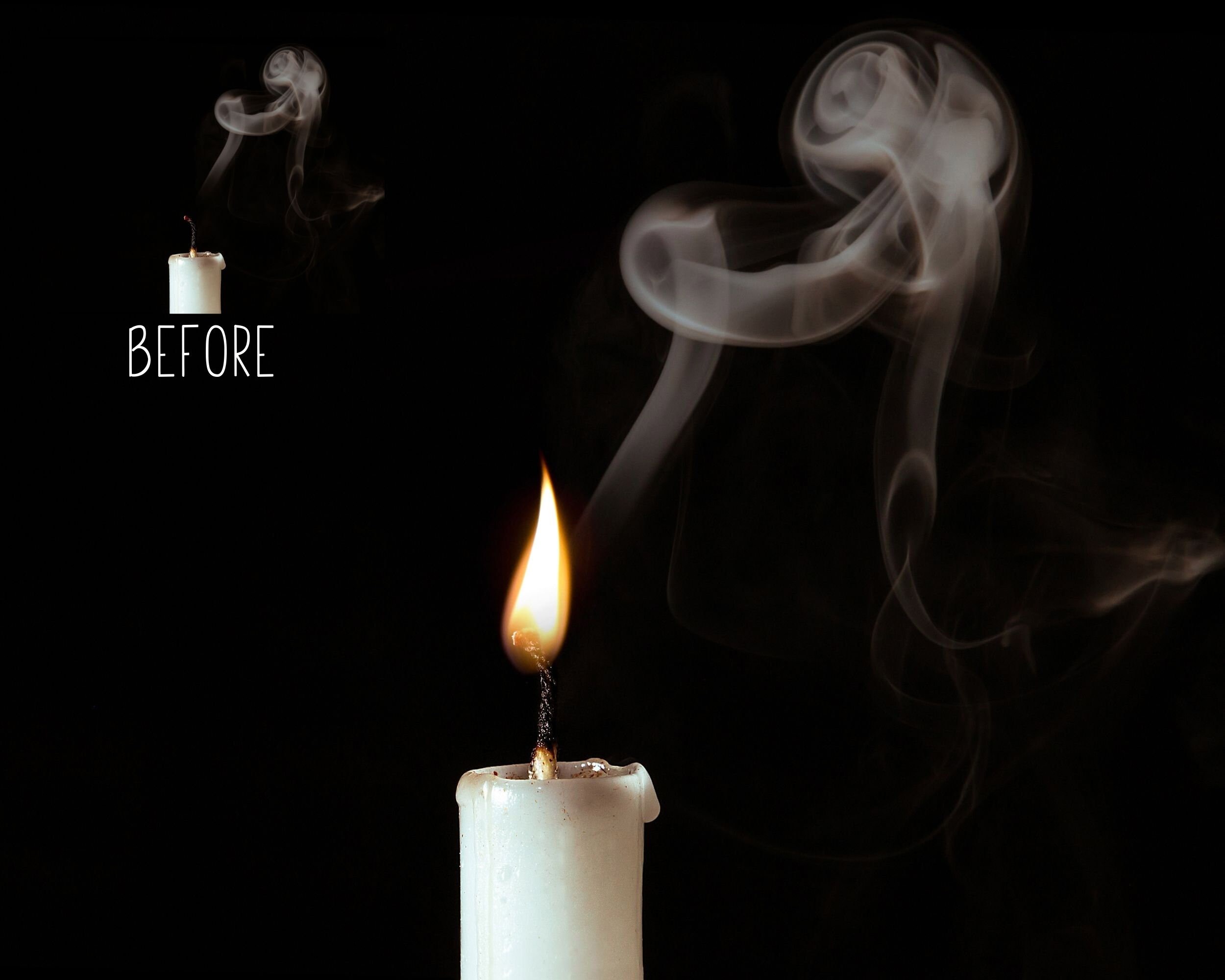 Candle Flame Overlays Light for Editing Halloween Etsy UK