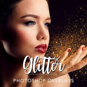 65 Glitter Overlay, Blowing Glitter Photoshop Overlay, Magic Glitter Overlay, Fairy Dust, Silver Glitter Overlay, Fairy Tale Overlays