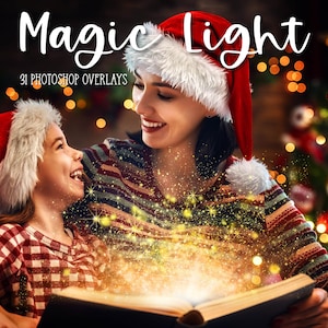 Magic Lights Overlays, Gift Lights Overlays, Book Lights Overlays, Christmas Lights Overlays, Present Lights Overlays