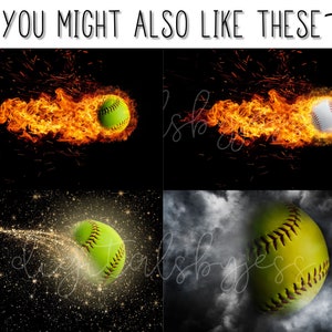 Softball Backdrop, Sports Digital Background, Sports Backdrop, Photoshop Layers, Softball Photo Background, Photoshop Sports Templates image 3
