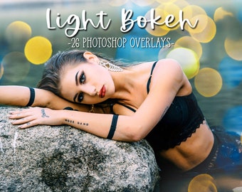 26 Bokeh Overlays, Wedding Photography Overlays