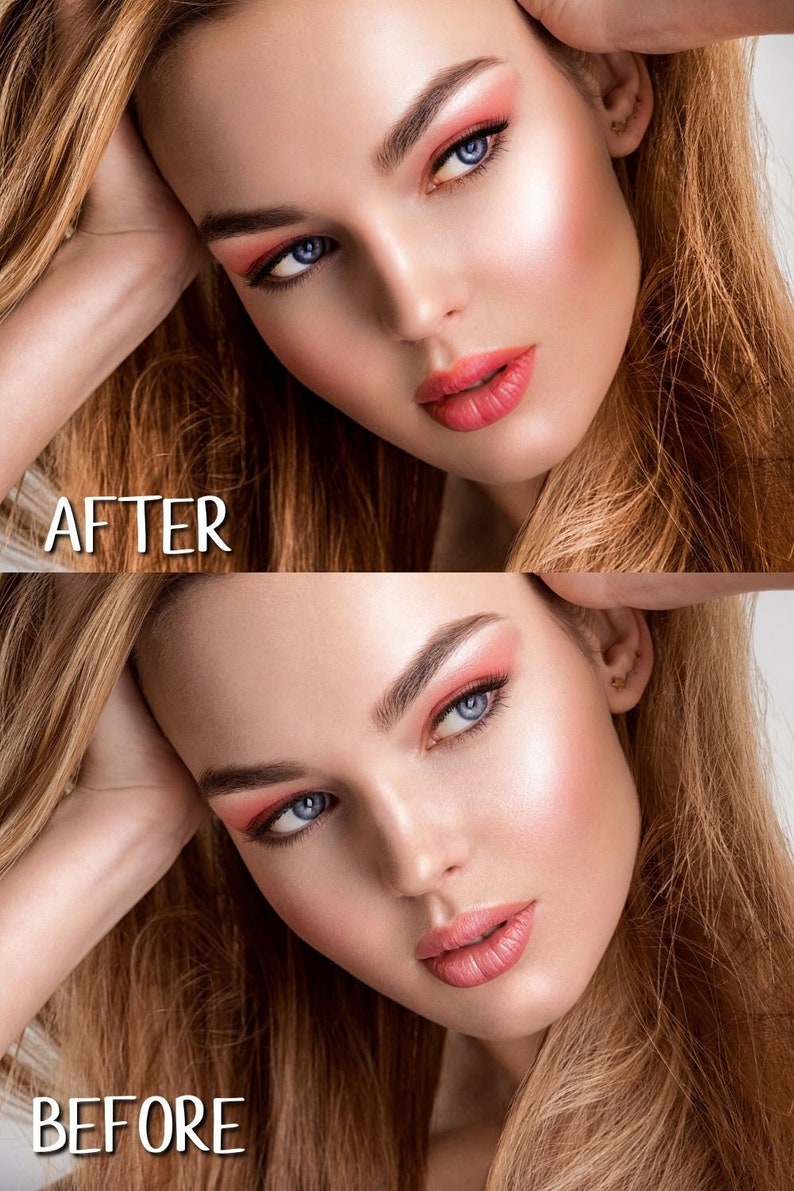 Lightroom Brushes for Portrait Photo Retouching Portrait Etsy