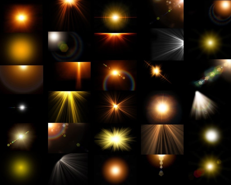 Sunlight Photoshop Overlays, Realistic Sun Overlay, Sun Rays Overlay ...