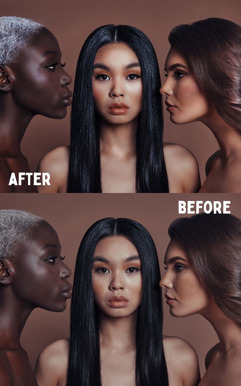 Lightroom Brushes for Portrait Photo Retouching Portrait Etsy