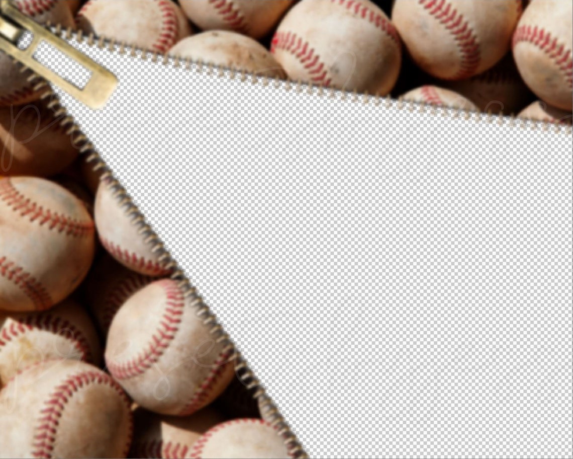 Zipper Baseball Overlay Baseball Digital Background Sports Etsy