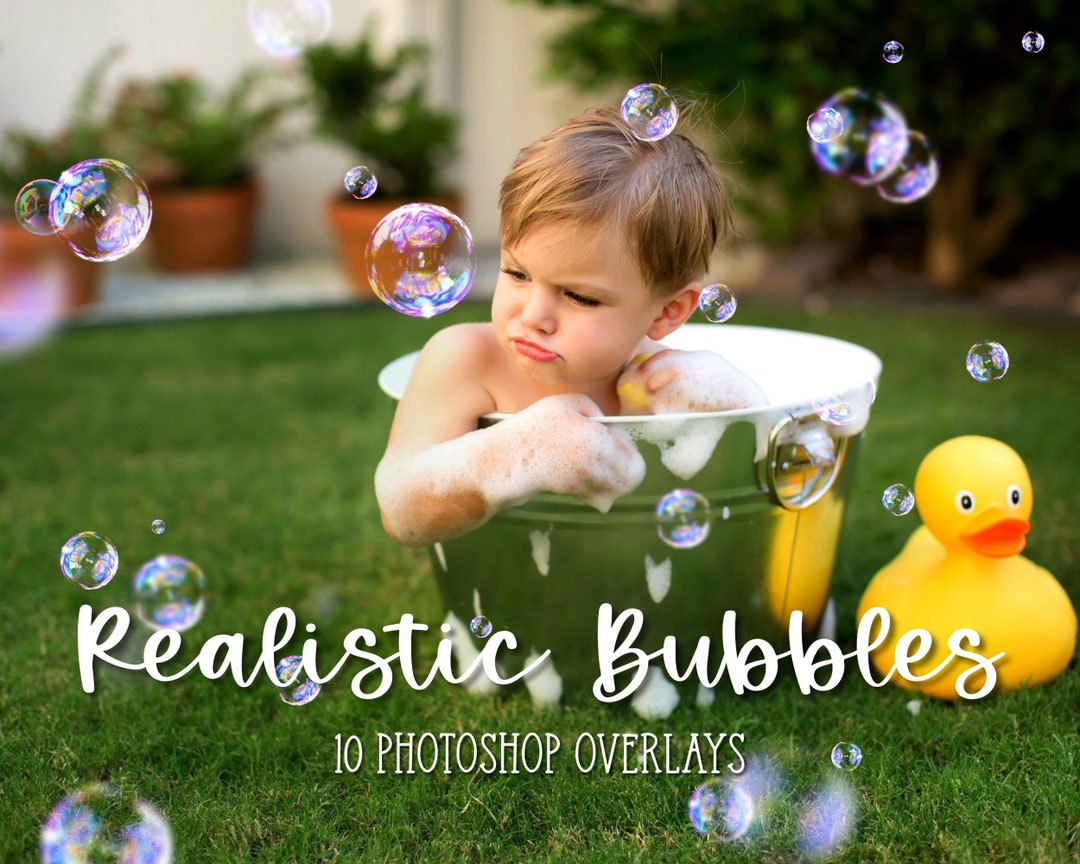 Soap Bubble Overlays for Realistic Bubble Etsy