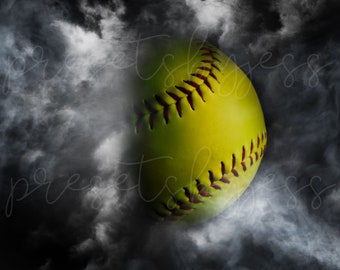 Softball Backdrop, Sports Digital Background, Sports Backdrop, Photoshop Layers, Softball Photo Background, Photoshop Sports Templates