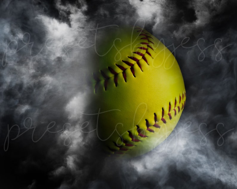 Softball Backdrop, Sports Digital Background, Sports Backdrop, Photoshop Layers, Softball Photo Background, Photoshop Sports Templates image 1