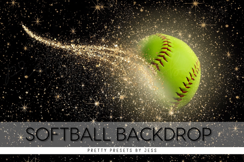 Softball Digital Backdrop, Softball Smoke Photo, Softball Backdrops, Photoshop Sports Templates Sports Digital Background Sports Backdrop image 4