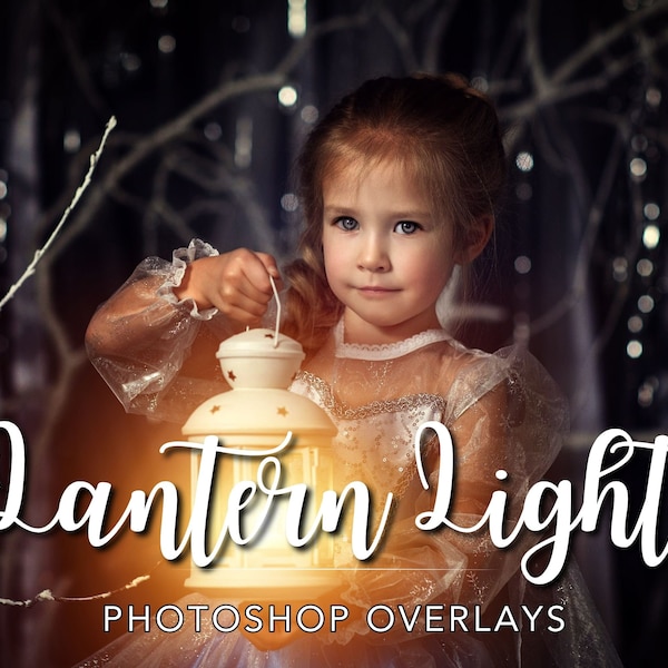 Lantern Light Overlays, Lamp Light Overlay, Magic Light Photoshop Overlays, Christmas Overlays, Light Beams Overlay, Light Rays Overlay