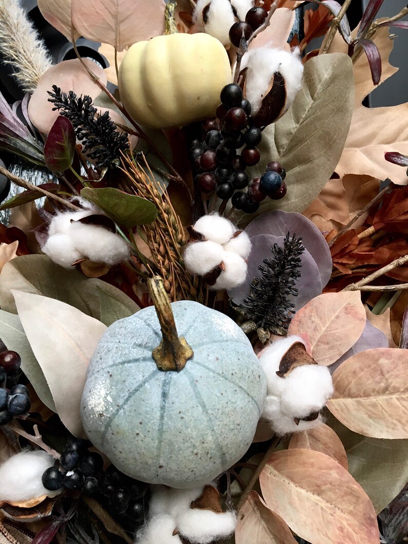 XL Fall Swags for Front Double Doors Natural Design Etsy