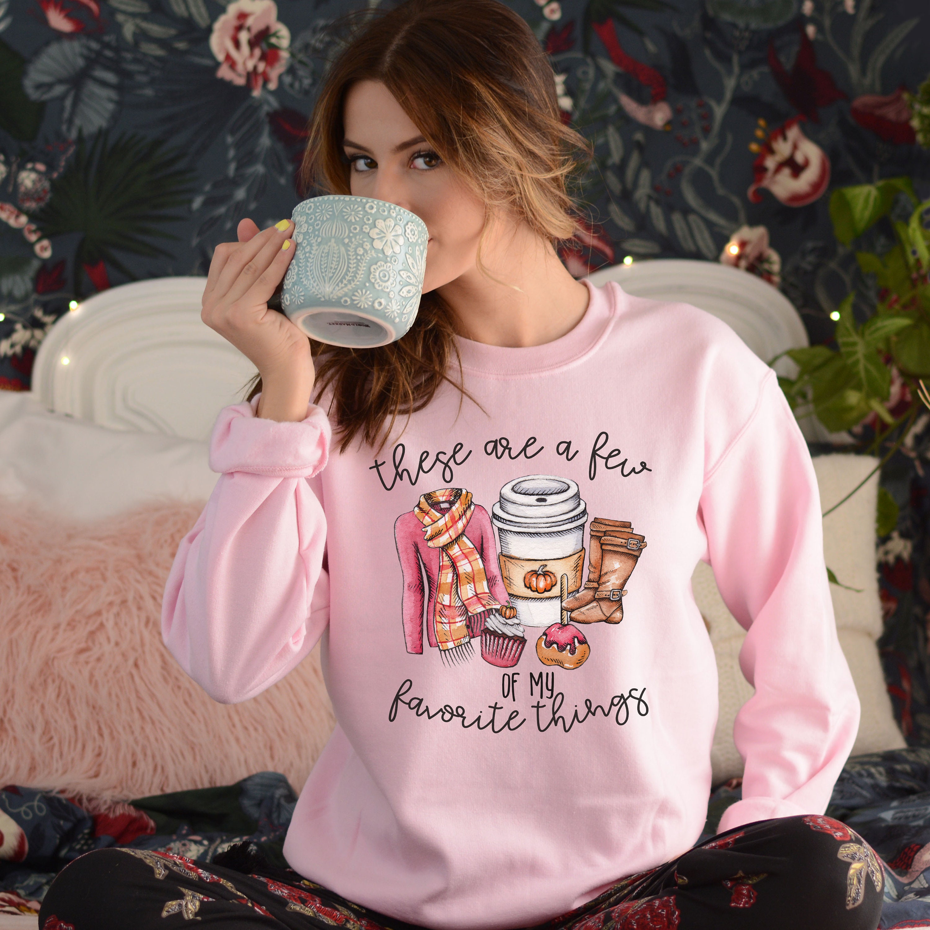 IdeasByPanda Fall Sweatshirt, Cute Fall Sweatshirts, Pumpkin Cupcake , Fall Shirts Women, It's Fall Fleece Sweatshirt, Pumpkin Shirts