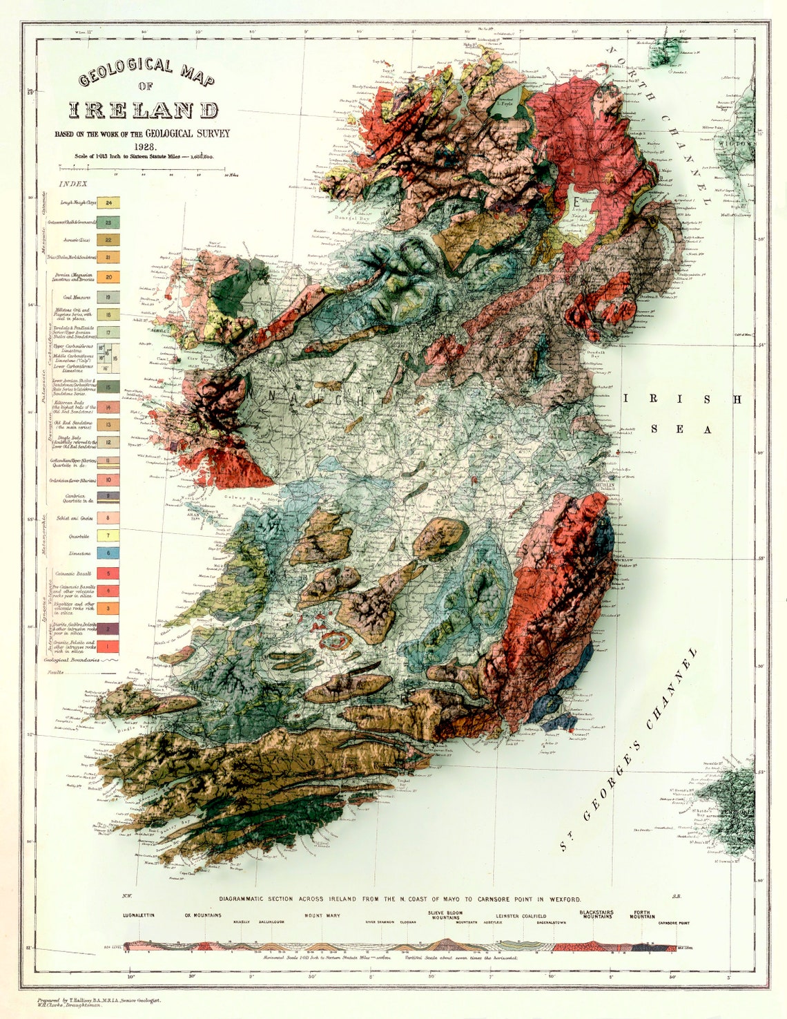 Ireland Map, Ireland Relief Map, Ireland Geological Map, Ireland Topo