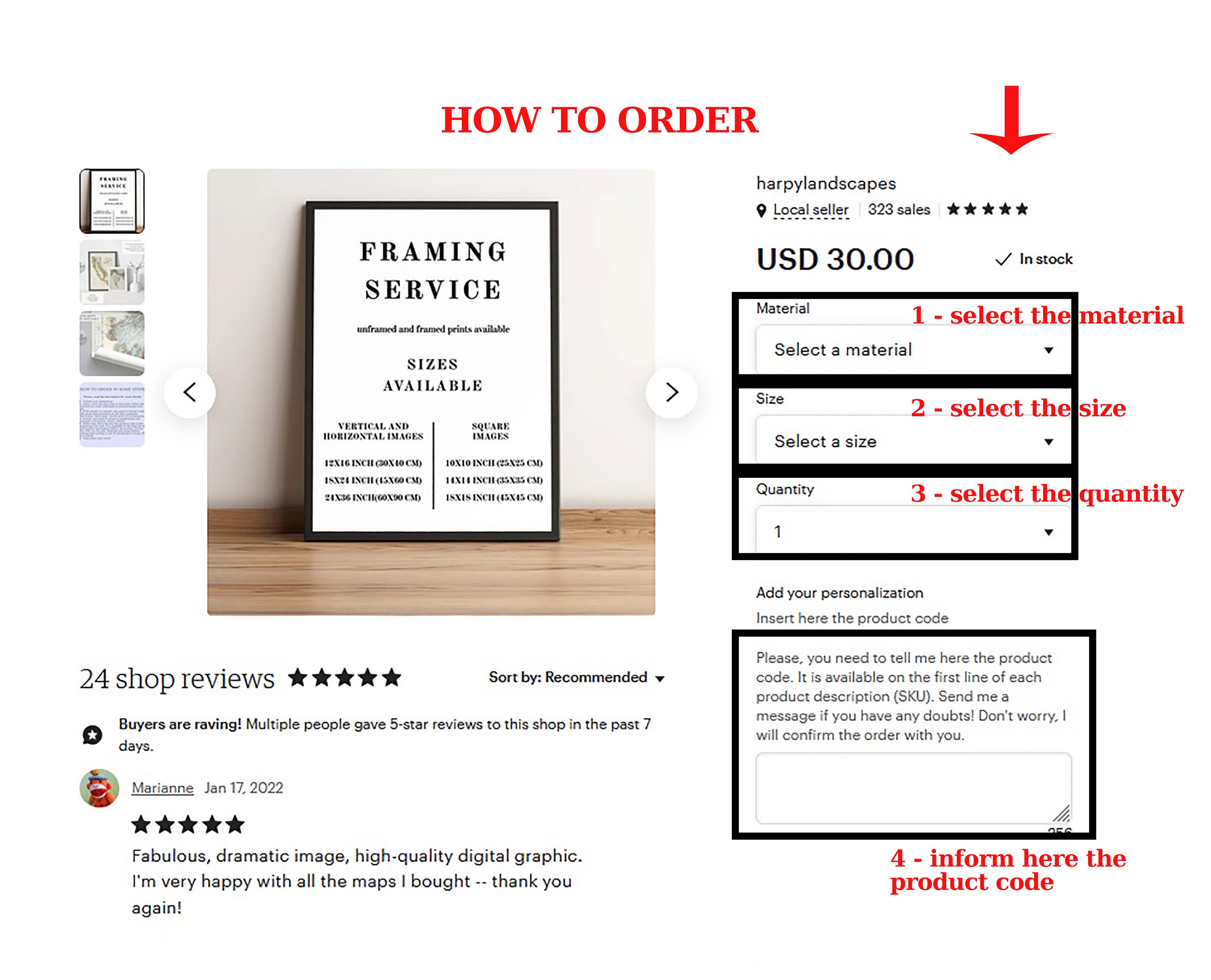 Printing and Framing Service, Any Print and Any Size Framed or Unframed