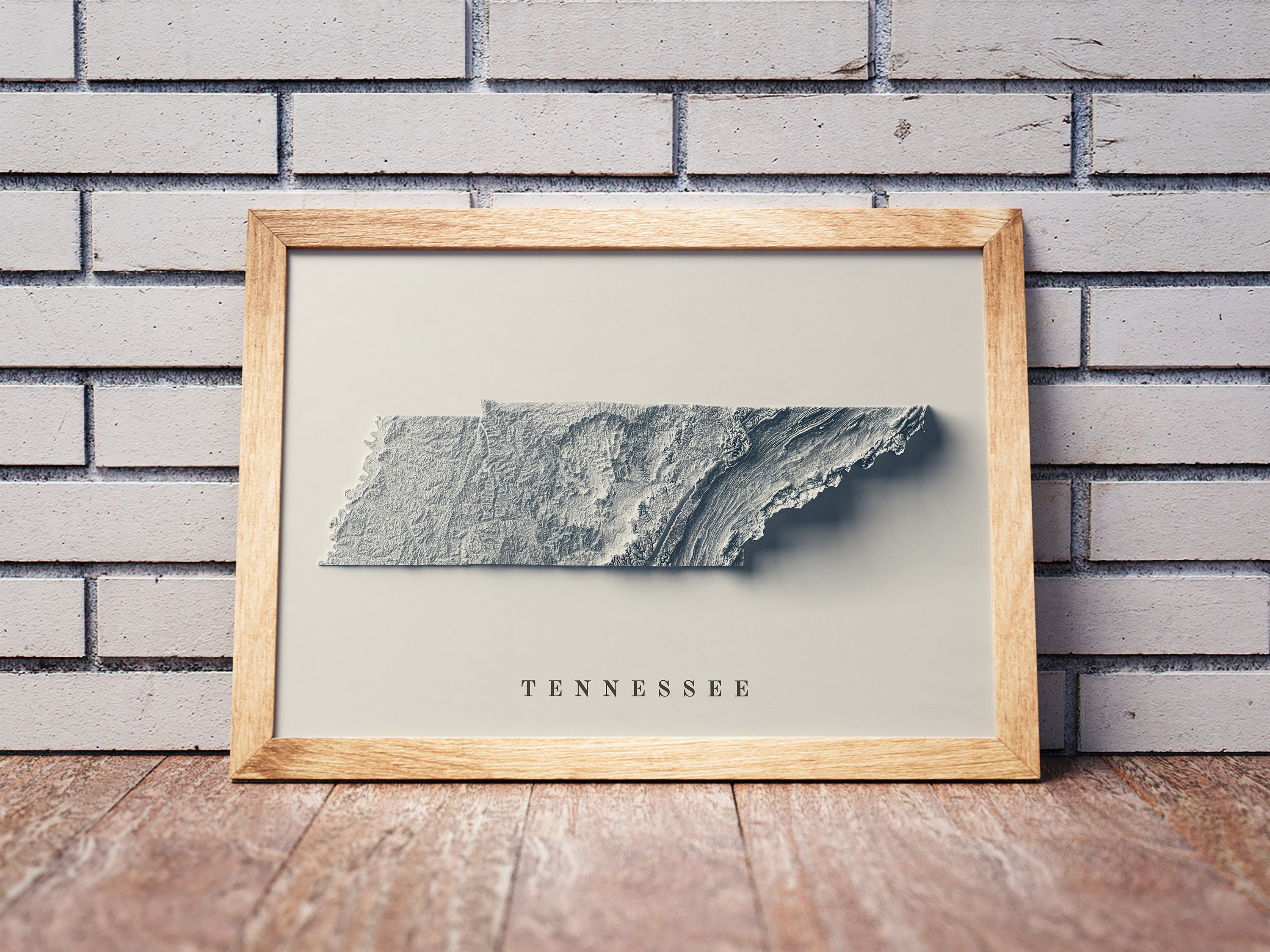 Tennessee Map set With Two Maps, Tennessee Relief Map, Tennessee ...