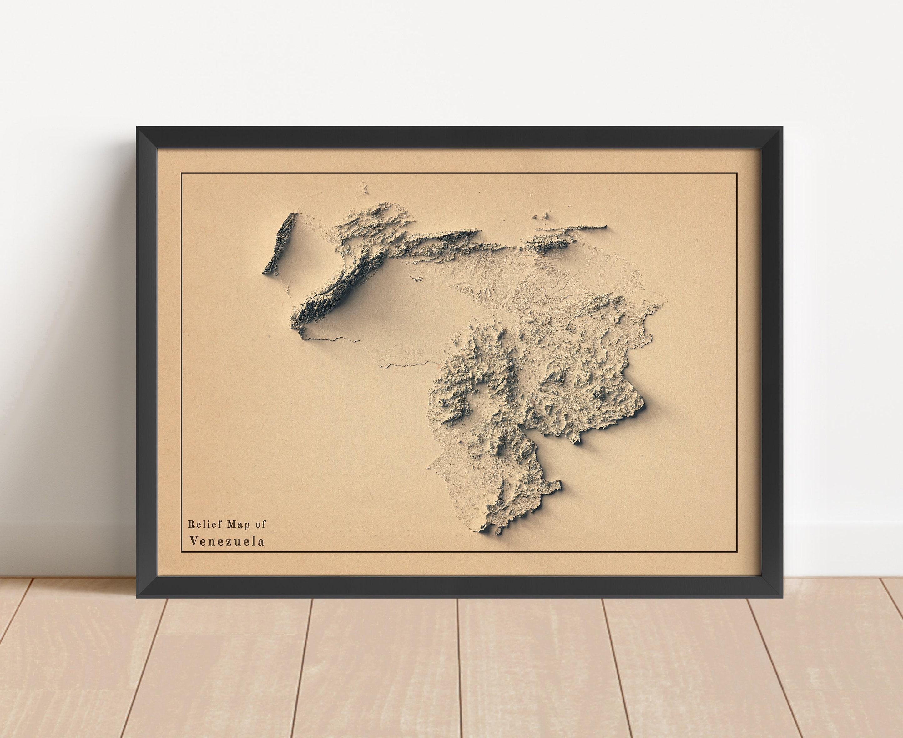 Carte Du Venezuela Illustration De Vecteur Illustration Stock