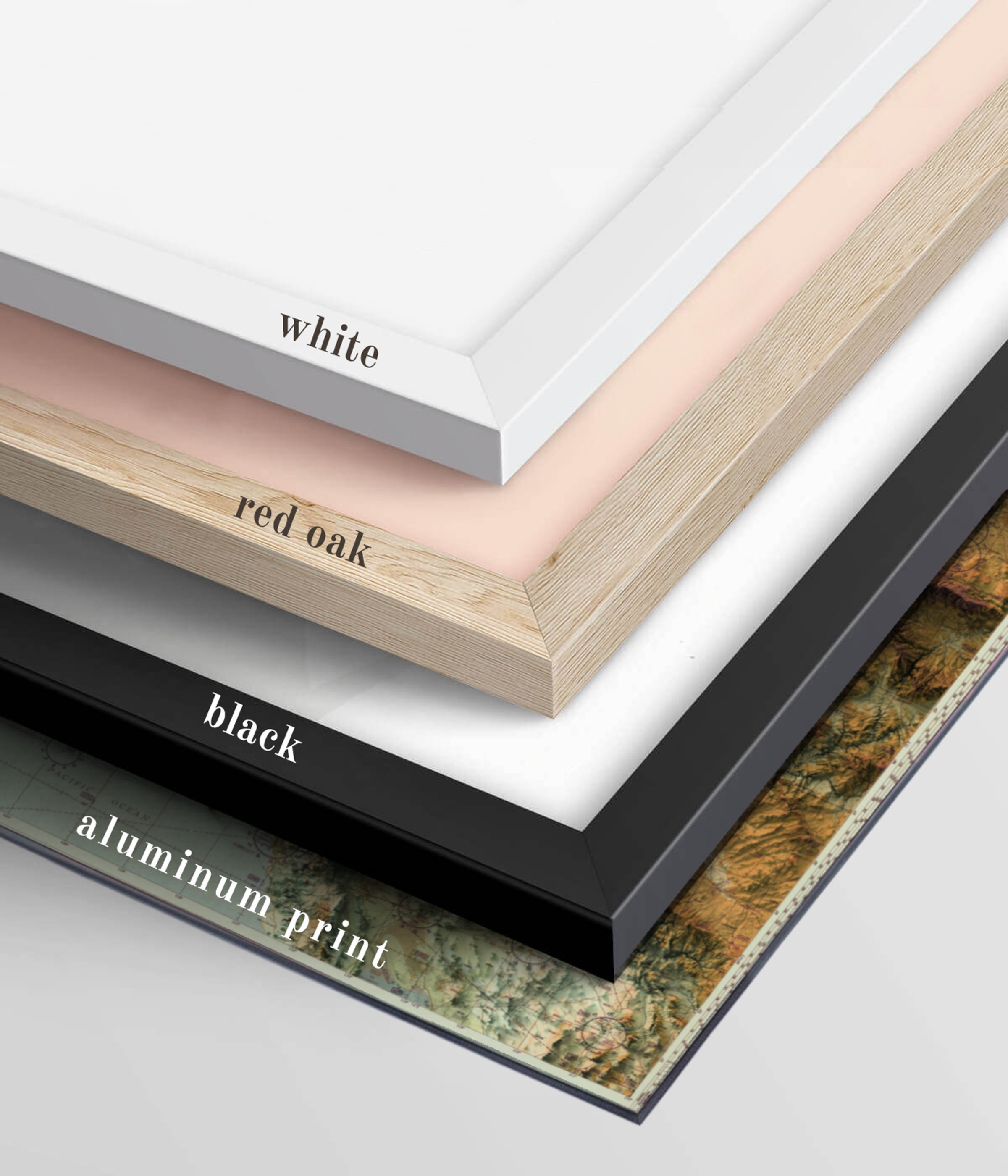 United States Map 1890 USA Relief - Il Fullxfull.5542801795 Su51 