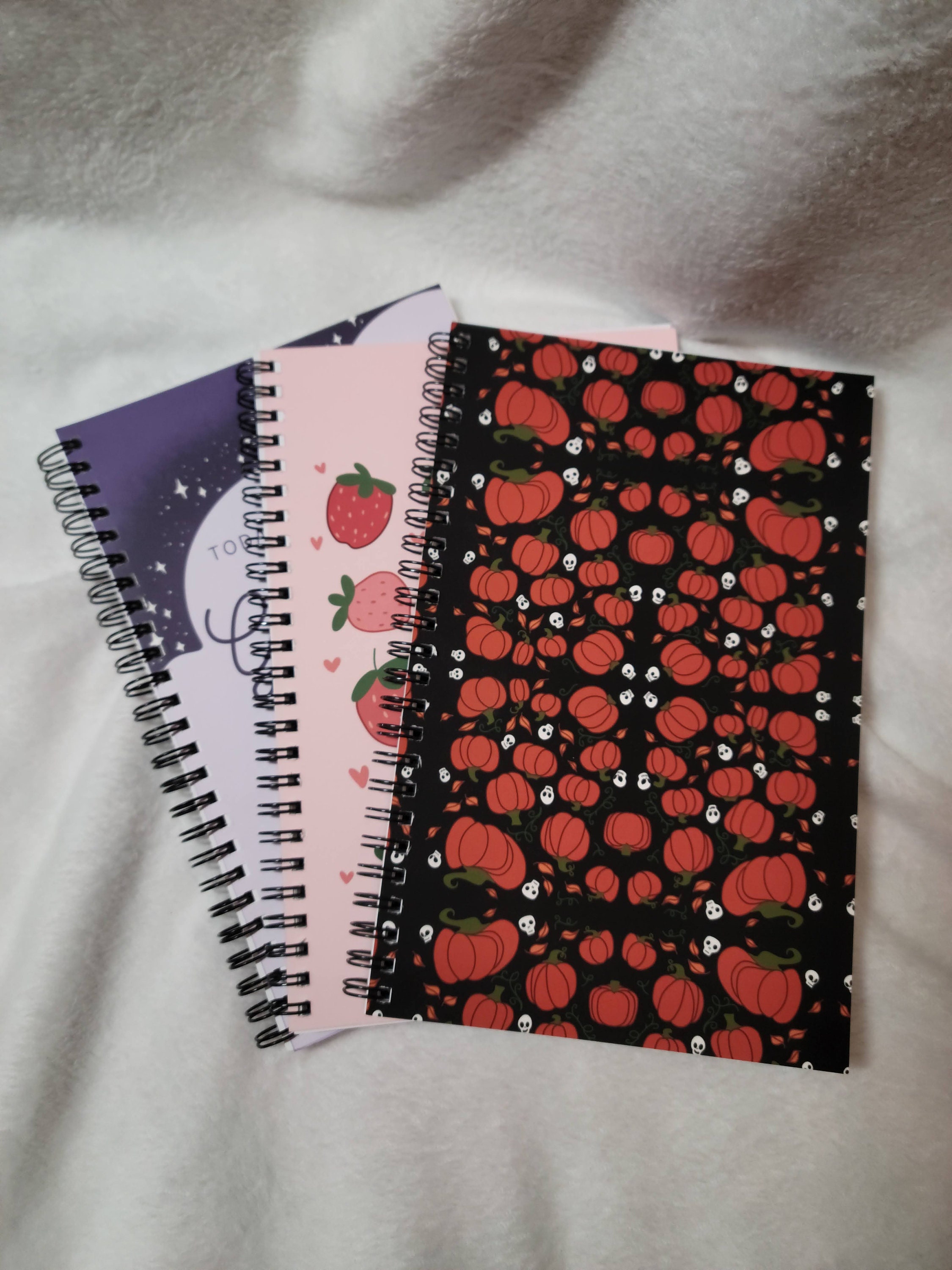 Berry Cute Strawberry Bullet Journal Spiral Bound Bullet Etsy