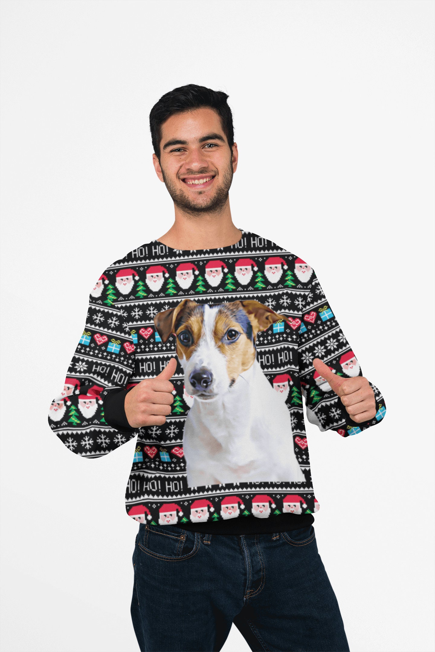 Dog Ugly Christmas Sweater 