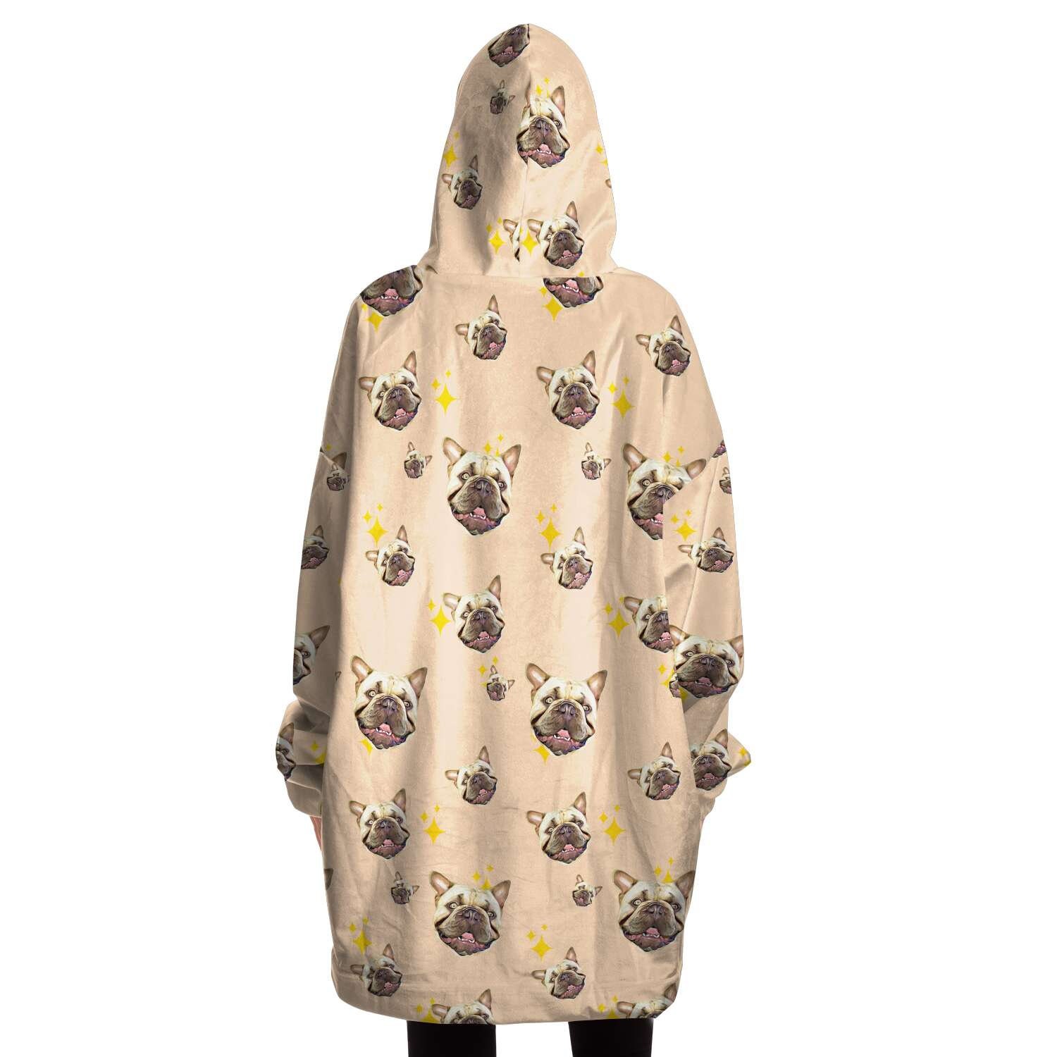 HOODIE BLANKET Custom Hoodie Your Dogs Photo Dog Portrait Etsy